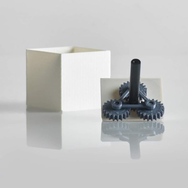 Objet roue-imprimante-3D-ABS-noir-CAPIFIL