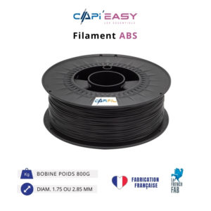 CAPIFIL-Filament 3D ABS 800g coloris noir