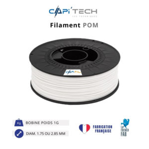CAPIFIL-Filament 3D POM 1kg coloris blanc