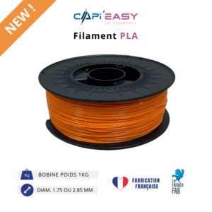 CAPIFIL-Filament 3D PLA 1kg coloris orange