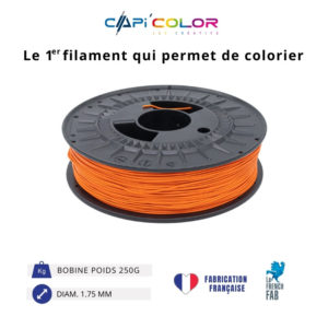 CAPIFIL-Filament 3D COLOR 250g coloris orange